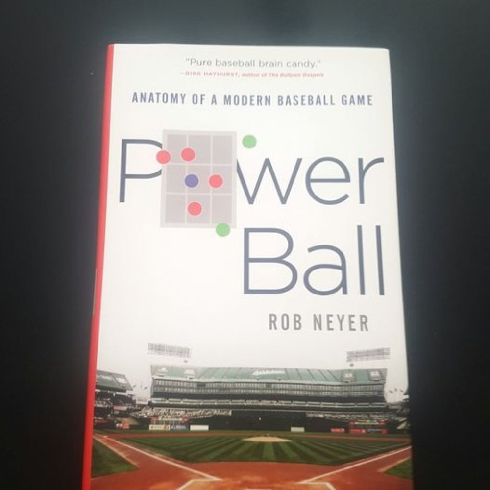 Hard cover book Power Ball by Rob Neyer (about Major League Baseball), like new